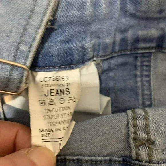 JEANS Women's Denim Overalls Jumpsuit Sz 29 Workwear Grunge Garden Boho - Picture 8 of 9